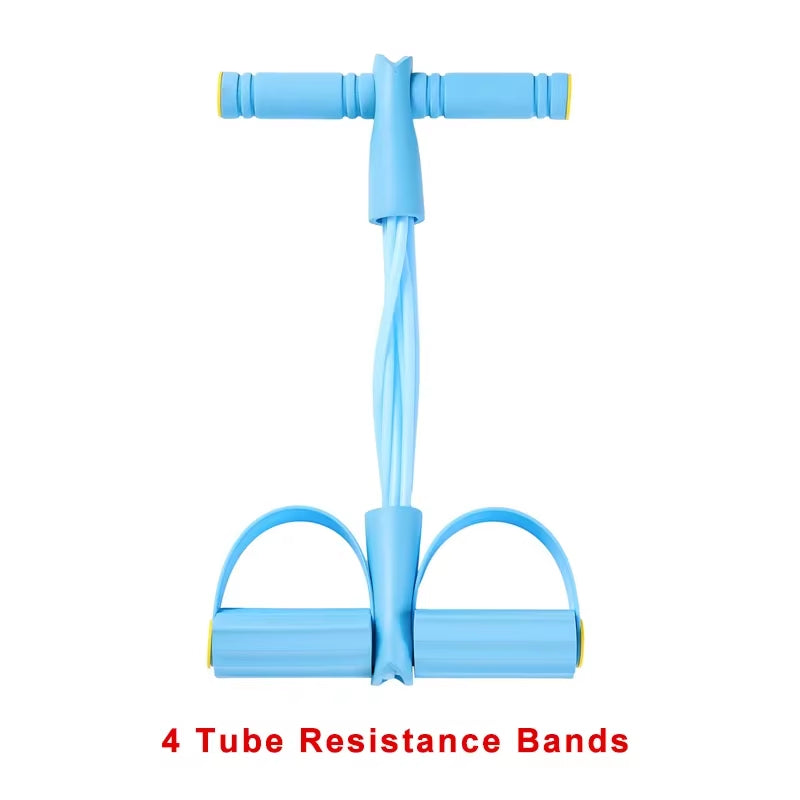 4-Level Resistance Band Tensioner with Non-Slip Handles - Home Fitness Equipment for Abdominal Muscle Training Yoga Abdominal