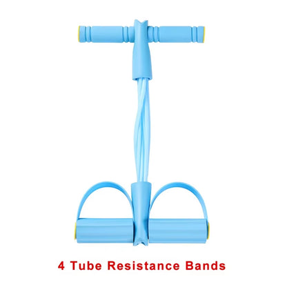 4-Level Resistance Band Tensioner with Non-Slip Handles - Home Fitness Equipment for Abdominal Muscle Training Yoga Abdominal