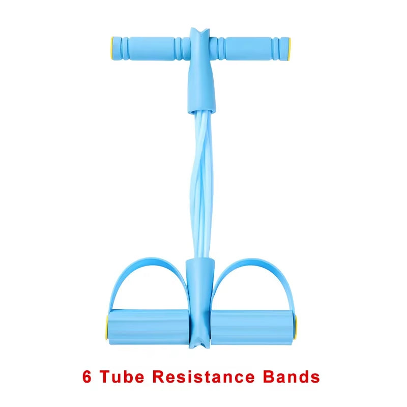 4-Level Resistance Band Tensioner with Non-Slip Handles - Home Fitness Equipment for Abdominal Muscle Training Yoga Abdominal