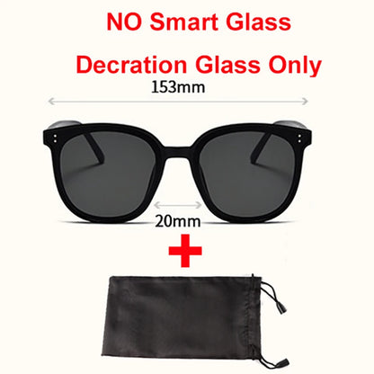 Photosensitive Color Change Smart Glasses Camera Control Voice Calls Music Player UV Anti-Blue Light Sunglasses Smartglasses